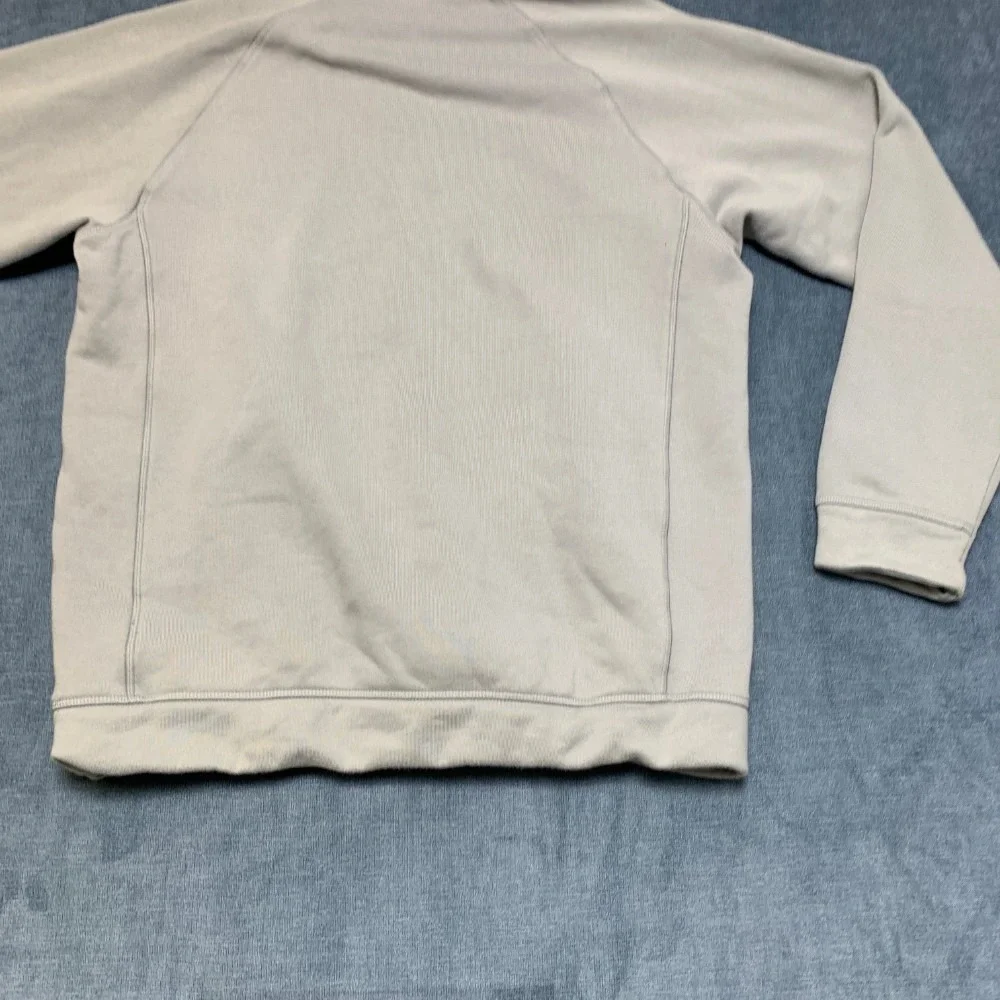 Adidas Hoodie Mens M Gray Kangaroo Pockets Drawstring Raglan Sleeve Winter Warm